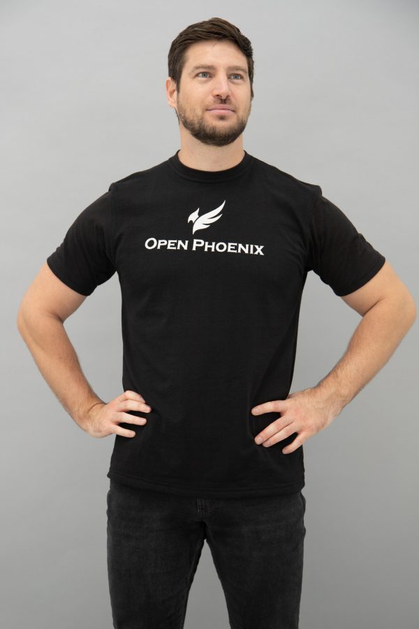 open phoenix black tshirt