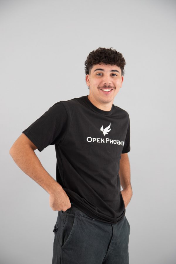 open phoenix black tshirt