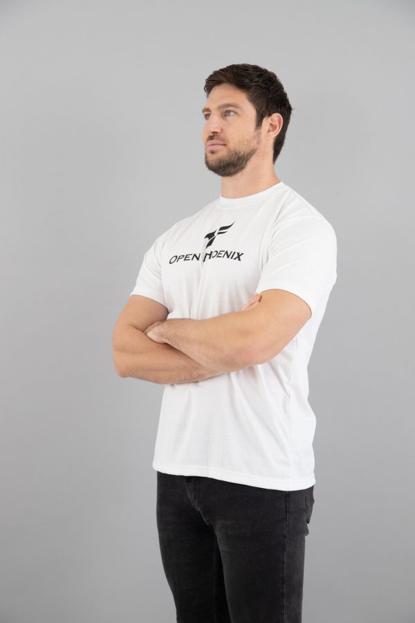 open phoenix white tshirt
