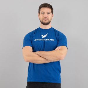 open phoenix blue tshirt