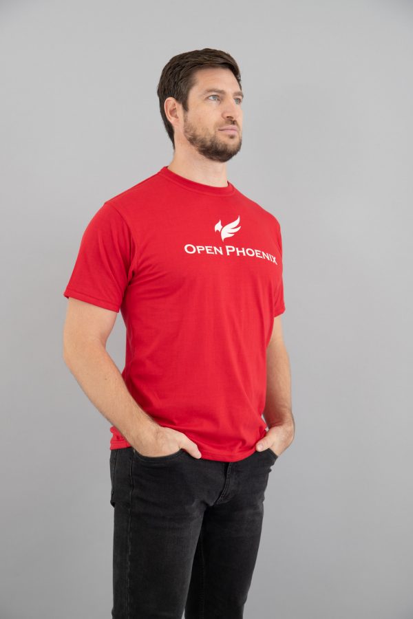 open phoenix red tshirt