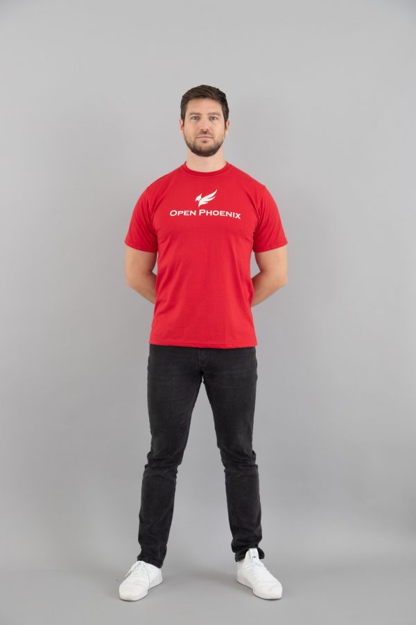 open phoenix red tshirt