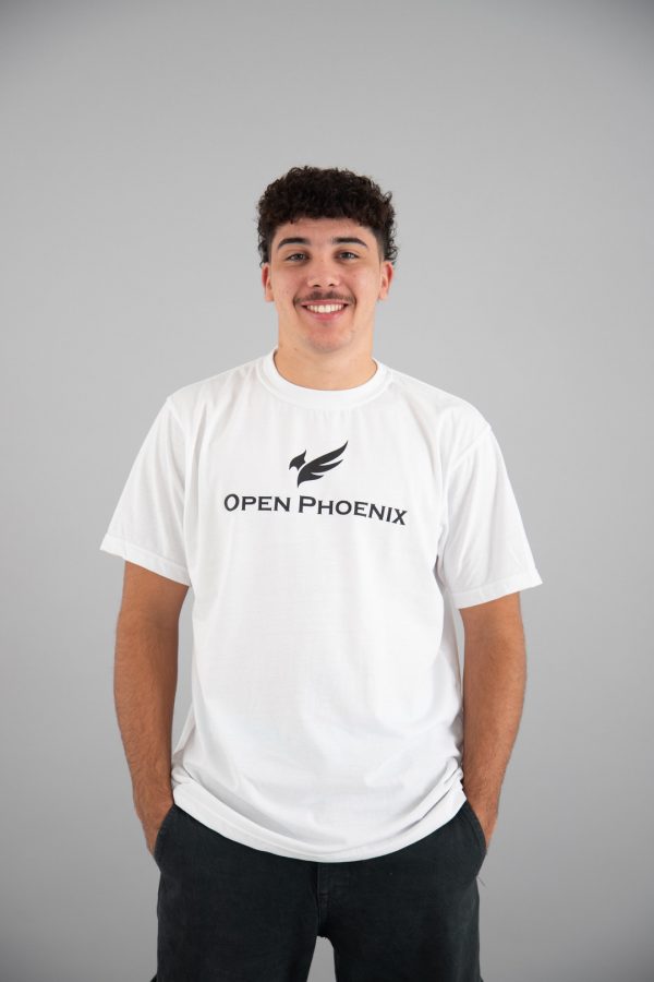 open phoenix white tshirt