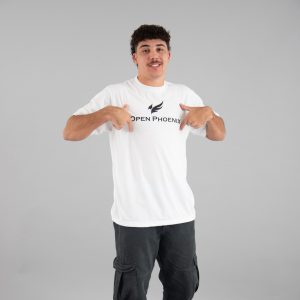 open phoenix white tshirt